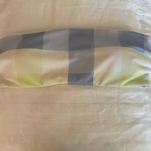 Blue and yellow bikini top